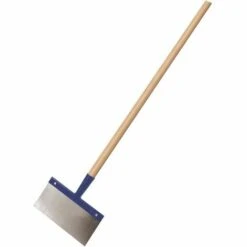 IDEALSPATEN 30cm SIEGER-Stoßscharre Mit Dülle & Federstahlblatt Buchen-Langstiel 120cm