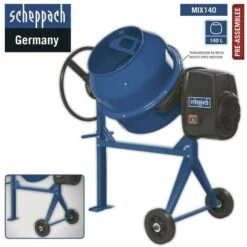 SCHEPPACH MIX140 BETONMISCHER BETONMISCHMASCHINE MÖRTELMISCHER 140L 550W 9 SCHEPPACH MIX140 BETONMISCHER BETONMISCHMASCHINE MÖRTELMISCHER 140L 550W -Werkzeuge für Rohbau & Beton Verkäufe 37914162 5