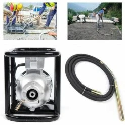 SENDERPICK Ø50mm 1500W Elektro Flaschenrüttler Mit 6 M Rüttelflasche Betonrüttler Betonrüttler Handrüttler -Werkzeuge für Rohbau & Beton Verkäufe 42975696 5