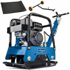 Scheppach Rüttelplatte Verdichter Reversierbar HP3000S 9PS + Fahrvorrichtung