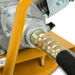 EBERTH Betonrüttler Flaschenrüttler Betonverdichter Benzin 4800W, Schlauchlänge 6m, Stahlverstärkte Rüttelflasche Mit 45mm Durchmesser, Flexible Welle, Tragegriff, Robuster Metall-Rahmen 360° Drehbar -Werkzeuge für Rohbau & Beton Verkäufe 5697209 5