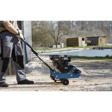 Scheppach Benzin Rüttelplatte HP1300S 4,8 KW 5,6 PS Mit Fahrvorrichtung Rüttler 4 Scheppach Benzin Rüttelplatte HP1300S 4,8 KW 5,6 PS Mit Fahrvorrichtung Rüttler – Bild 4