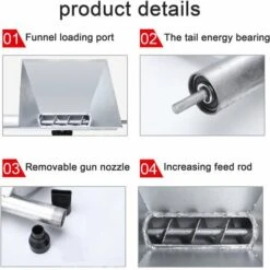 ASUPERMALL Tragbare Elektrische Zementfüllmaschine Handtür-Fensterfugen-Haushaltszement-Fugenmaschine -Werkzeuge für Rohbau & Beton Verkäufe 66180192 4